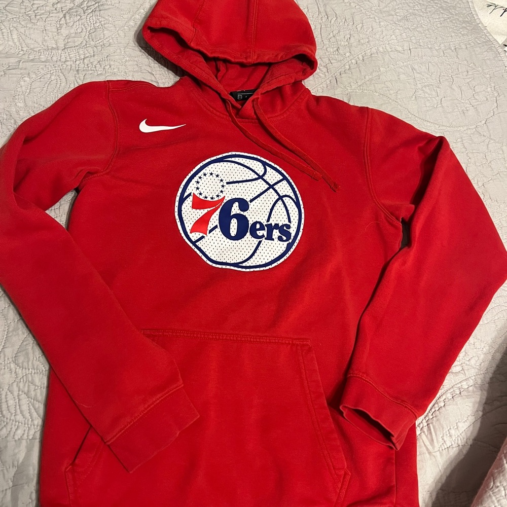Nike Red 76ers Hoodie
